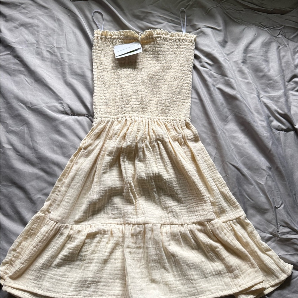 Lotus & Luna strapless dress